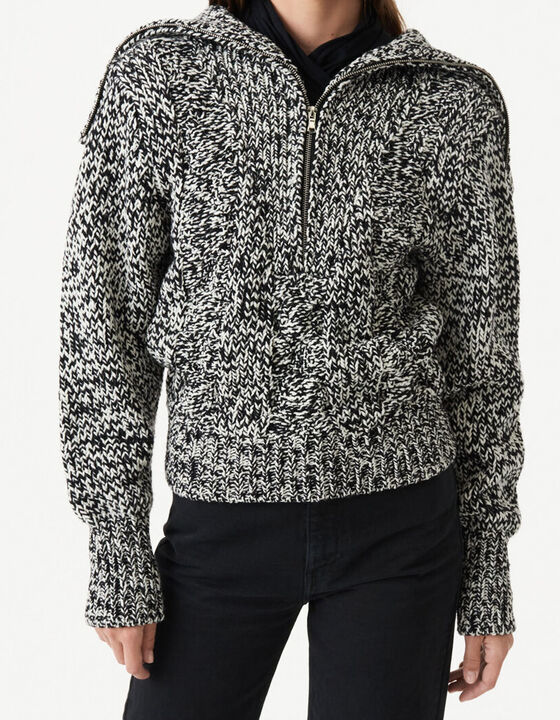 HOLEA HIGH-NECK SWEATER
